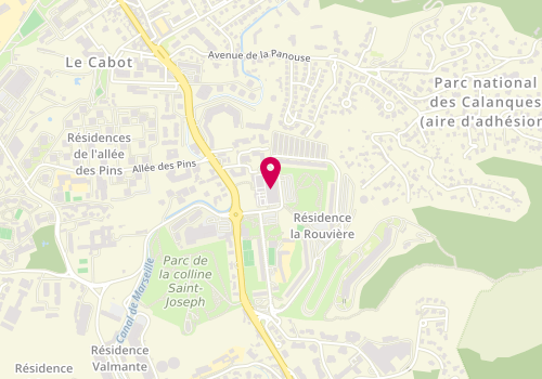Plan de Masperat Chag, Centre Commercial la Rouvière
83 Boulevard du Redon, 13009 Marseille