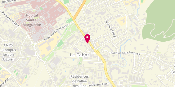Plan de 2 Mèches Avec Vous, 58 Boulevard du Cabot, 13009 Marseille