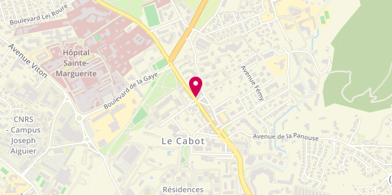 Plan de Coiffure Jean Dany, 51 Boulevard du Cabot, 13009 Marseille