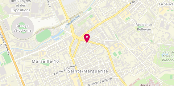 Plan de Atelier de Coiffure Moderne A.C.M, 62 Boulevard de Sainte Marguerite, 13009 Marseille