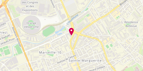 Plan de 4 Étoiles coiffure, 4 Rue Augustin Aubert, 13009 Marseille
