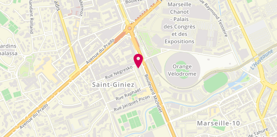 Plan de Le Barbier du Stade, 42 Boulevard Michelet, 13008 Marseille