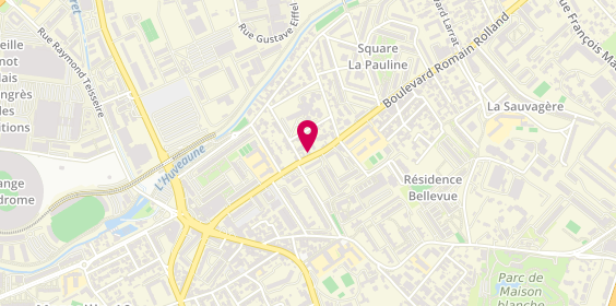 Plan de Alexandra Coiffure Esthétique, 340 Boulevard Romain Rolland, 13009 Marseille