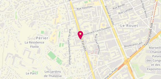 Plan de Philippe Prin-Derre, 444 Rue Paradis, 13008 Marseille
