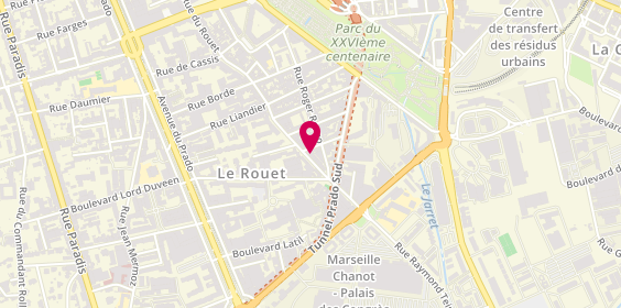 Plan de Bar à Blond - Coiffeur 13008, 189 Rue du Rouet, 13008 Marseille