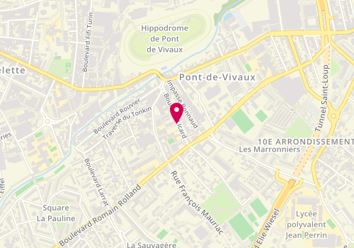 Plan de L'Atelier de Cynthia, 50 Boulevard Icard, 13010 Marseille