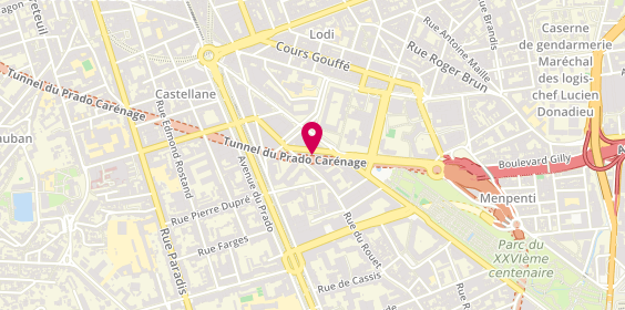 Plan de Vaks Coiffure, 8 Boulevard Vincent Delpuech, 13008 Marseille