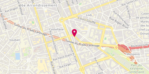 Plan de Esteve, 38 Rue du Rouet, 13006 Marseille