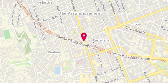 Plan de L’artisan coiffeur by M, 180 Rue Paradis, 13006 Marseille
