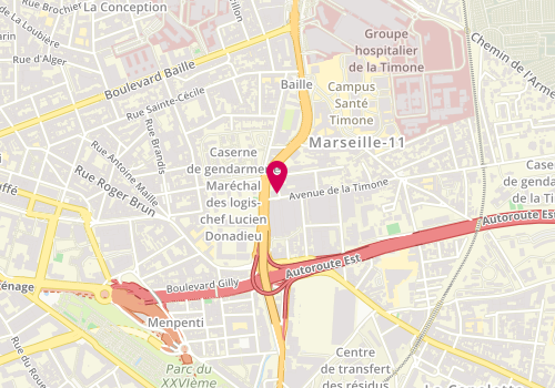 Plan de Martine et Patrick, 1 avenue de la Timone, 13010 Marseille