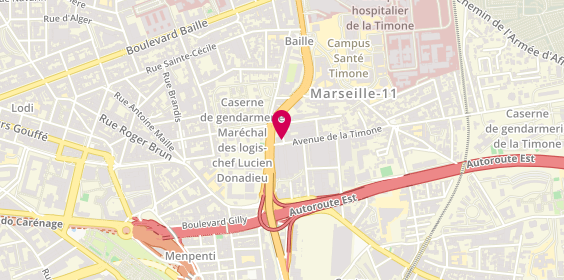 Plan de Martine et Patrick, 1 avenue de la Timone, 13010 Marseille