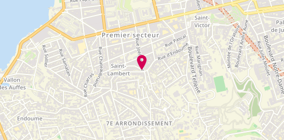 Plan de Stephane Coiffure, 148 Rue d'Endoume, 13007 Marseille