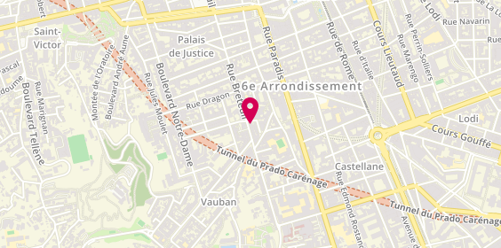 Plan de Wael Barber Shop, 133 Rue Breteuil, 13006 Marseille
