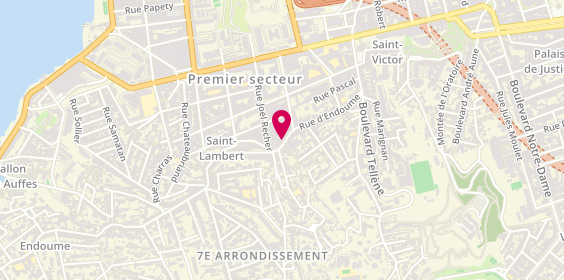 Plan de Saint Brice, 140 Rue Endoume, 13007 Marseille