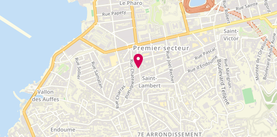 Plan de GONCALVES Lydia, 34 Rue Decazes, 13007 Marseille