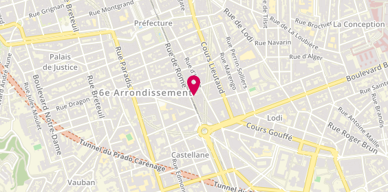 Plan de Jean-Claude Biguine, 189 Rue de Rome, 13006 Marseille