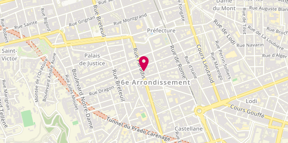 Plan de Studio Stéphanie D, 127 Rue Paradis, 13006 Marseille