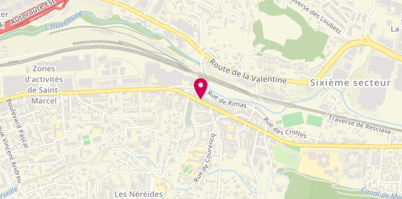 Plan de Kfm, 129 Boulevard de Saint Marcel, 13011 Marseille
