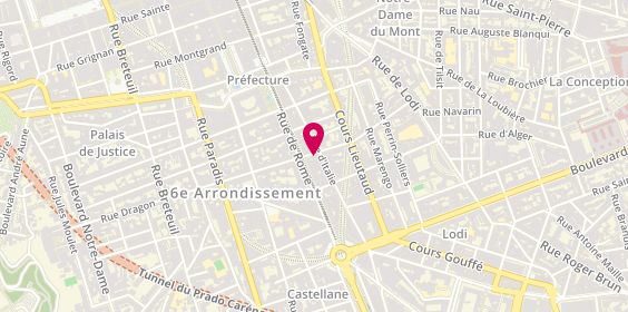 Plan de Coiffure Styling, 6 Rue Berlioz, 13006 Marseille