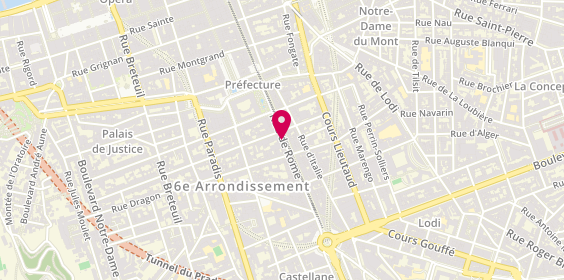 Plan de World Coiffure, 130 Rue de Rome, 13006 Marseille