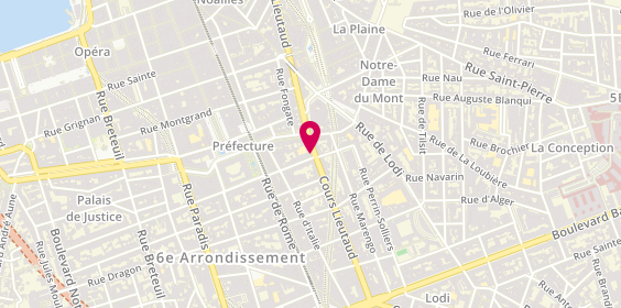 Plan de Beauty Secret, 106 Cours Lieutaud, 13006 Marseille