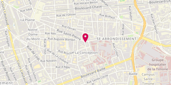 Plan de Les Salons Bastyan, 106 Rue Saint-Pierre, 13005 Marseille