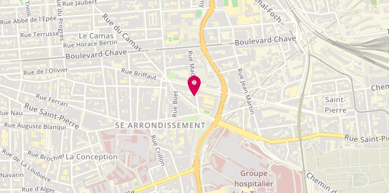 Plan de Atmosph'Hair, 46 Rue Madon, 13005 Marseille