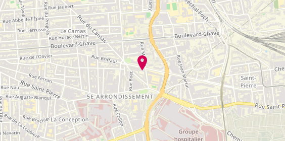 Plan de Coiffure Dames Bioes, 14 Boulevard Jeanne d'Arc, 13005 Marseille
