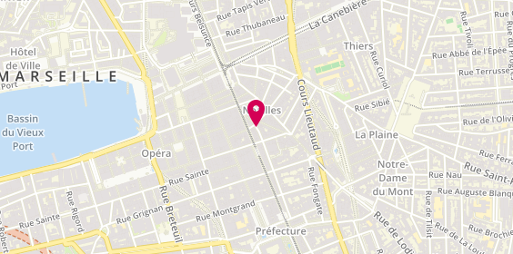 Plan de Esprit Coiffure, 18 Rue Palud, 13001 Marseille