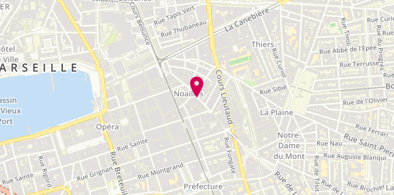 Plan de Mme ALI MOUSSA Leïla, 38 Rue d'Aubagne, 13001 Marseille