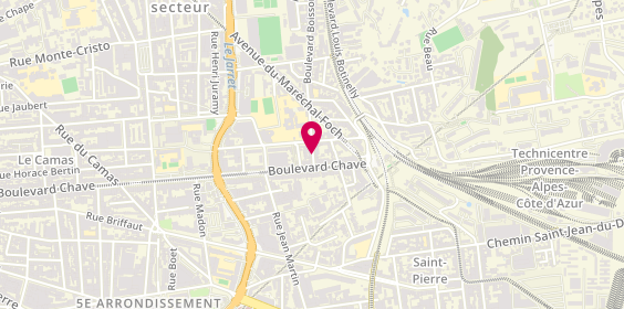 Plan de INSTITUT CAPILLAIRE By ACJ, 140 Boulevard Boisson, 13004 Marseille