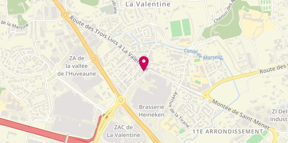 Plan de Le Salon Rouge, la Valentine Village
4 avenue César Boy, 13011 Marseille