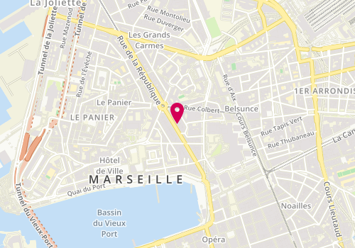 Plan de Top Barbier, 32 Rue de la République, 13001 Marseille