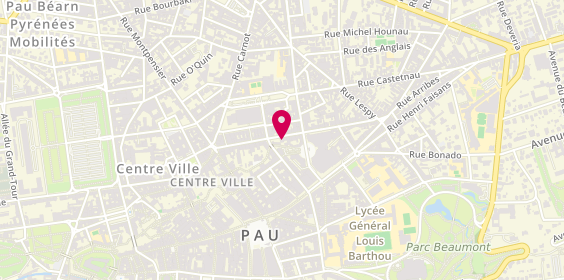 Plan de L'As Barber, 37 Rue Emile Guichenné, 64000 Pau