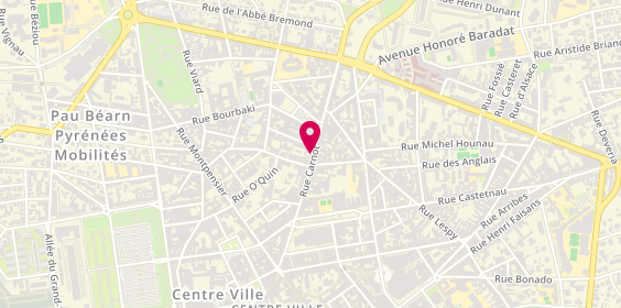 Plan de Adil Salon de Coiffure, 35 Rue Carnot, 64000 Pau
