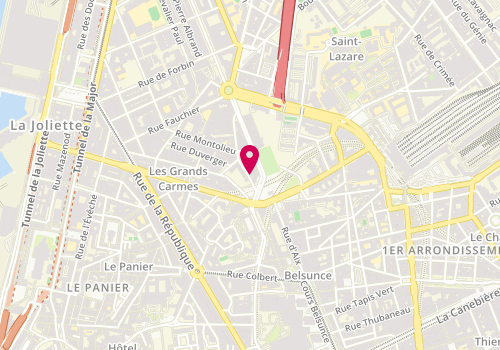 Plan de Y.H Coiffeur, 6 Rue du Bon Pasteur, 13002 Marseille