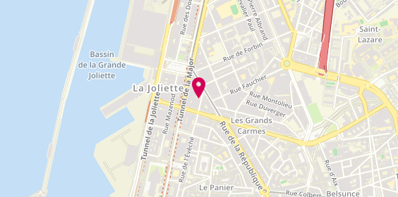 Plan de BOUZELMAT Noëlle Jeanne, 117 Rue de l'Évêché, 13002 Marseille