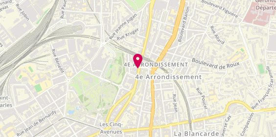 Plan de La Dolce Coiff', 99 avenue des Chartreux, 13004 Marseille
