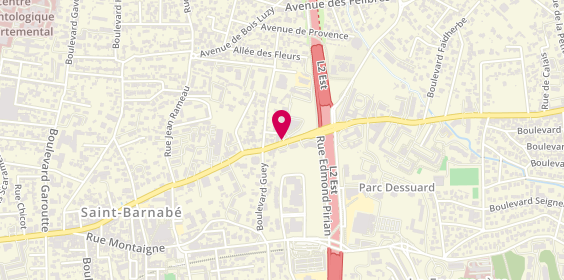 Plan de Studio Avenue, 123 Avenue de Saint Julien, 13012 Marseille