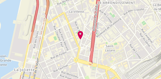 Plan de AS coiffure, 117 avenue Camille Pelletan, 13003 Marseille