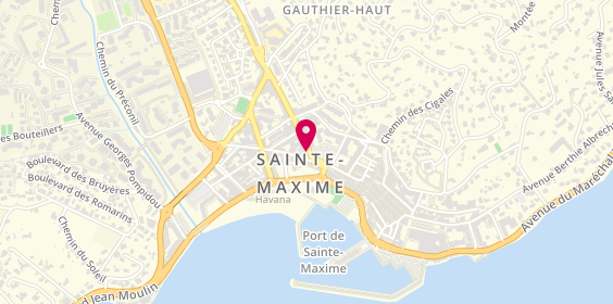Plan de Y G Coiffeur, 5 avenue Georges Clemenceau, 83120 Sainte-Maxime