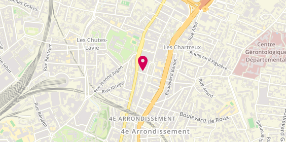 Plan de G.M coiffure, 3 Rue Pierre Roche, 13004 Marseille