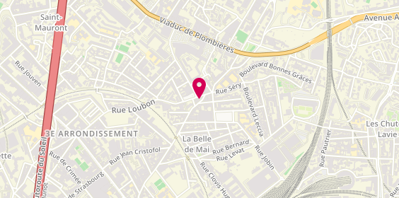 Plan de Dolce Capelli, 156-158 Rue Loubon, 13003 Marseille