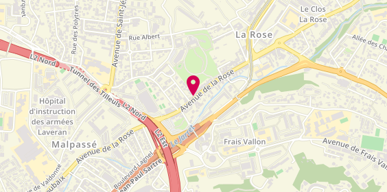 Plan de L'Or Coiffure, 113 avenue de la Rose, 13013 Marseille