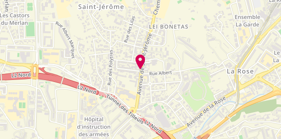 Plan de Bcs, 55 Avenue Saint Jerome, 13013 Marseille