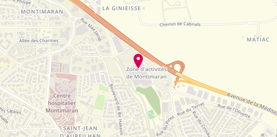 Plan de Jean Vallon, Centre Commercial Leclerc, Zone Aménagement de Montimaran
Rue de l'Olivette, 34500 Béziers