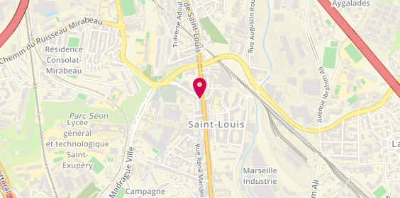 Plan de Chez Farid Oumadjbar, 131 avenue de Saint-Louis, 13015 Marseille