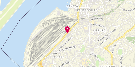 Plan de Aj Artisan Coiffeur, 47 Boulevard du Général de Gaulle, 64700 Hendaye
