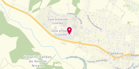 Plan de Bruno Flaujac, Zone Artisanale Lizardia C.C Intermarché, 64310 Saint-Pée-sur-Nivelle