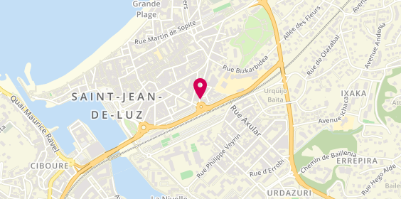 Plan de Ambiance Coiffure, 27 Rue Chauvin Dragon, 64500 Saint-Jean-de-Luz